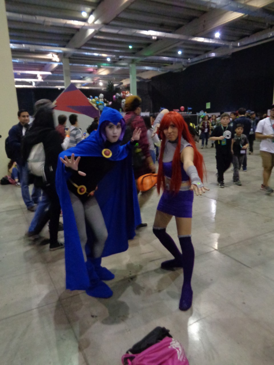 Raven & Starfire (Comic Con Chile 2017) by marvincmf -- Fur Affinity [dot]  net