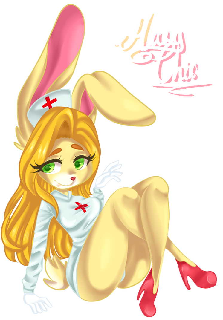 COMM Sexy bunny nurse by MaryChic -- Fur Affinity [dot] net