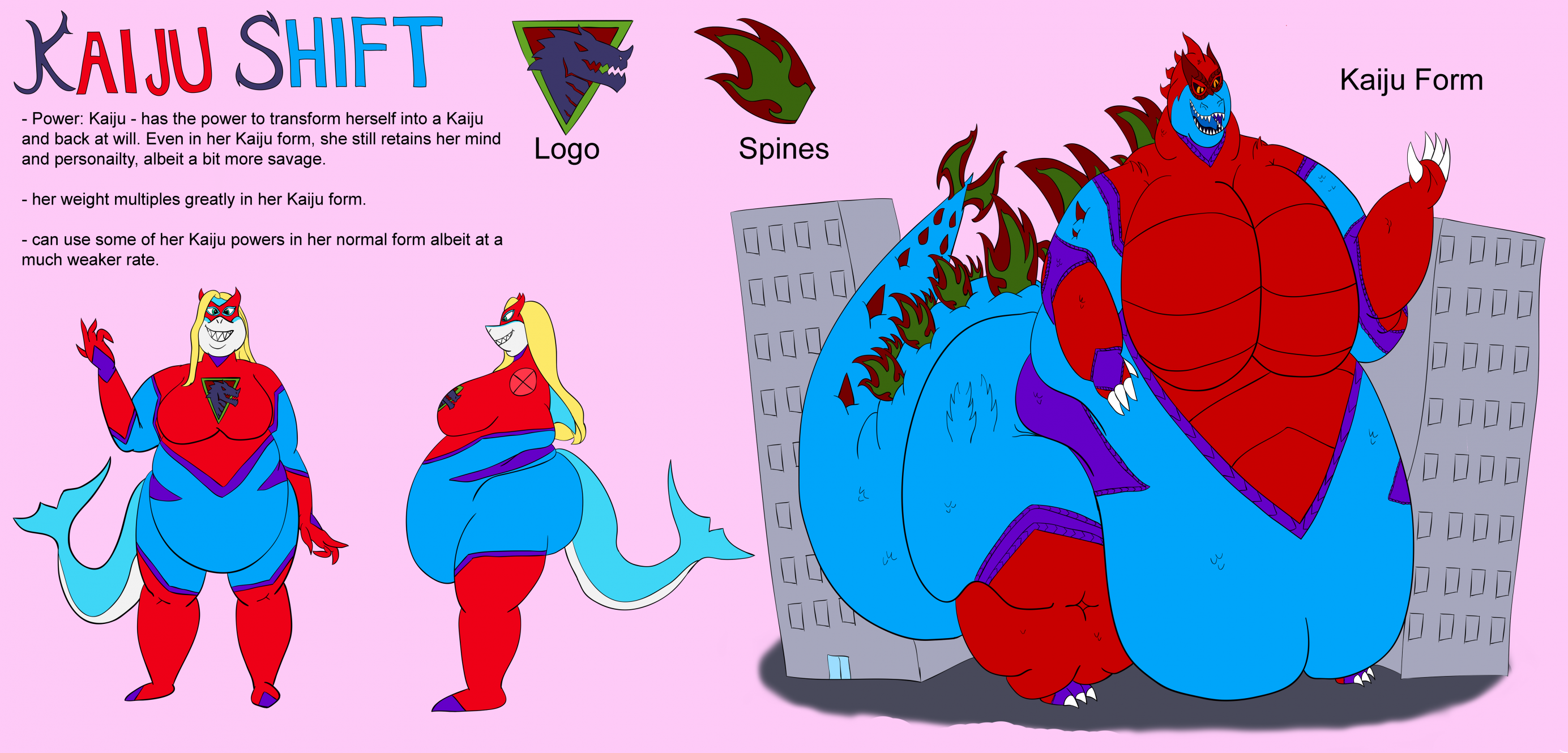 Kaiju Shift, The Colossal Kaiju Heroine