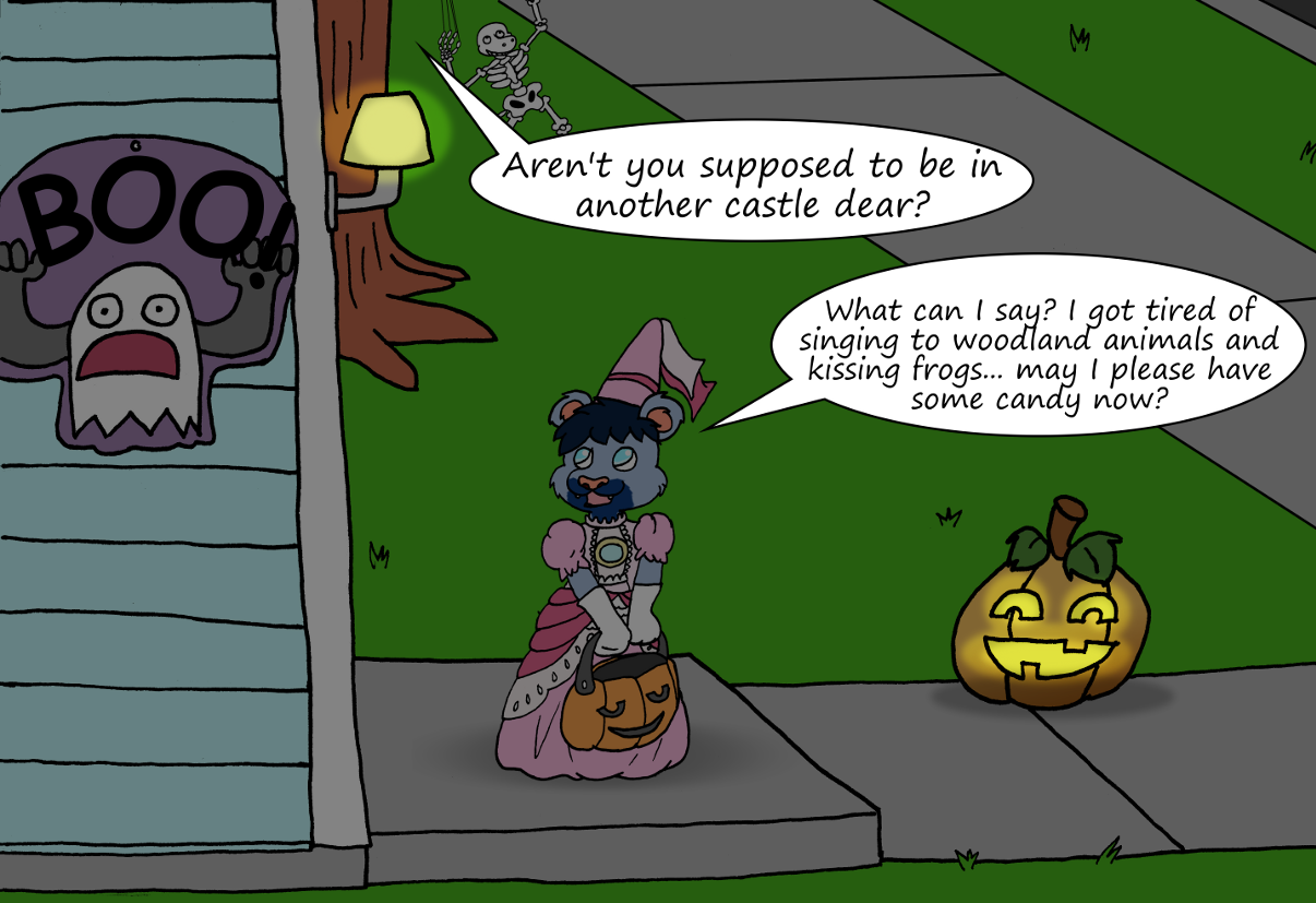 Trick or Treat by MasterLeo -- Fur Affinity [dot] net