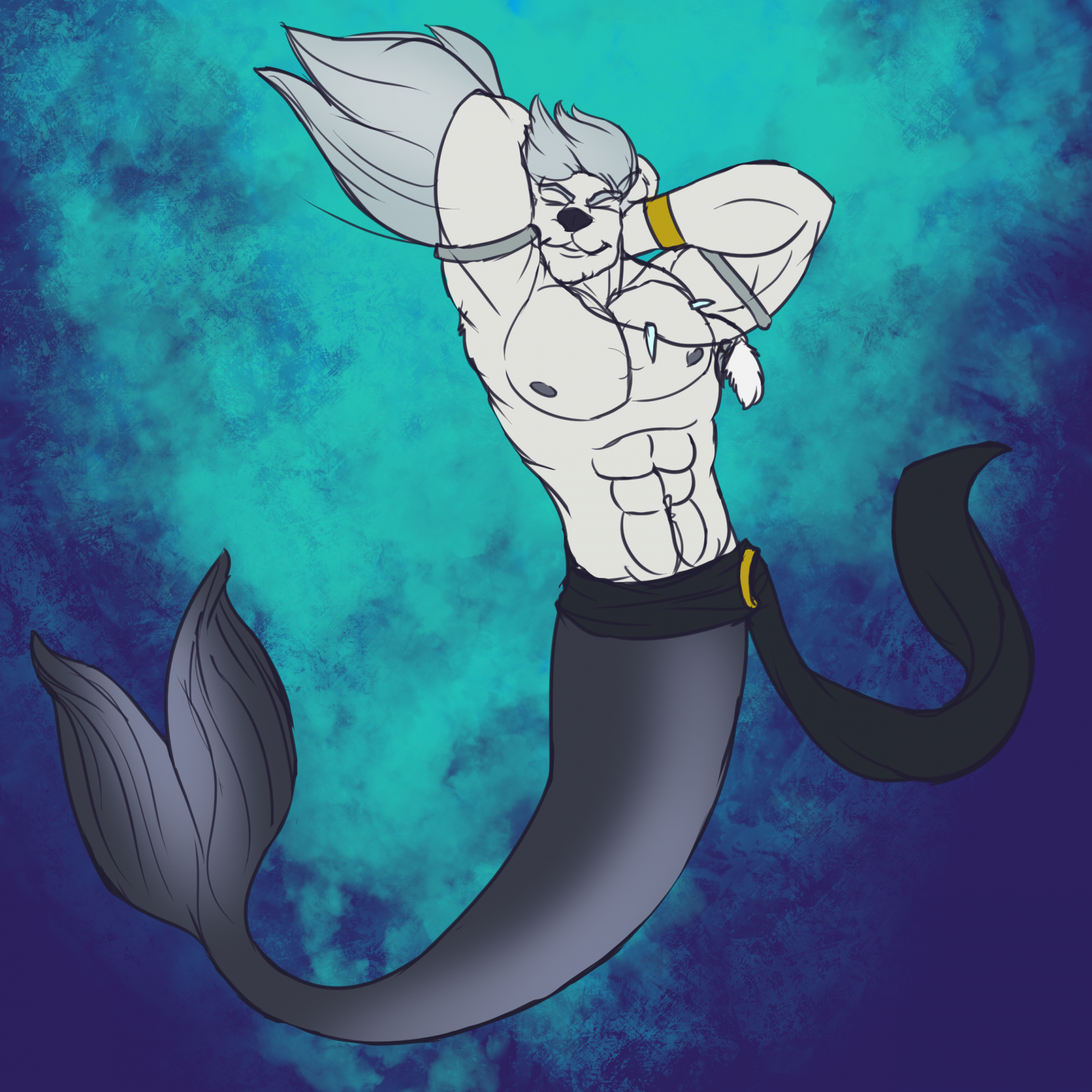 c) (MerMay) Kuma, Royal Guard of Poseidon by Masterofwolves99 -- Fur  Affinity [dot] net