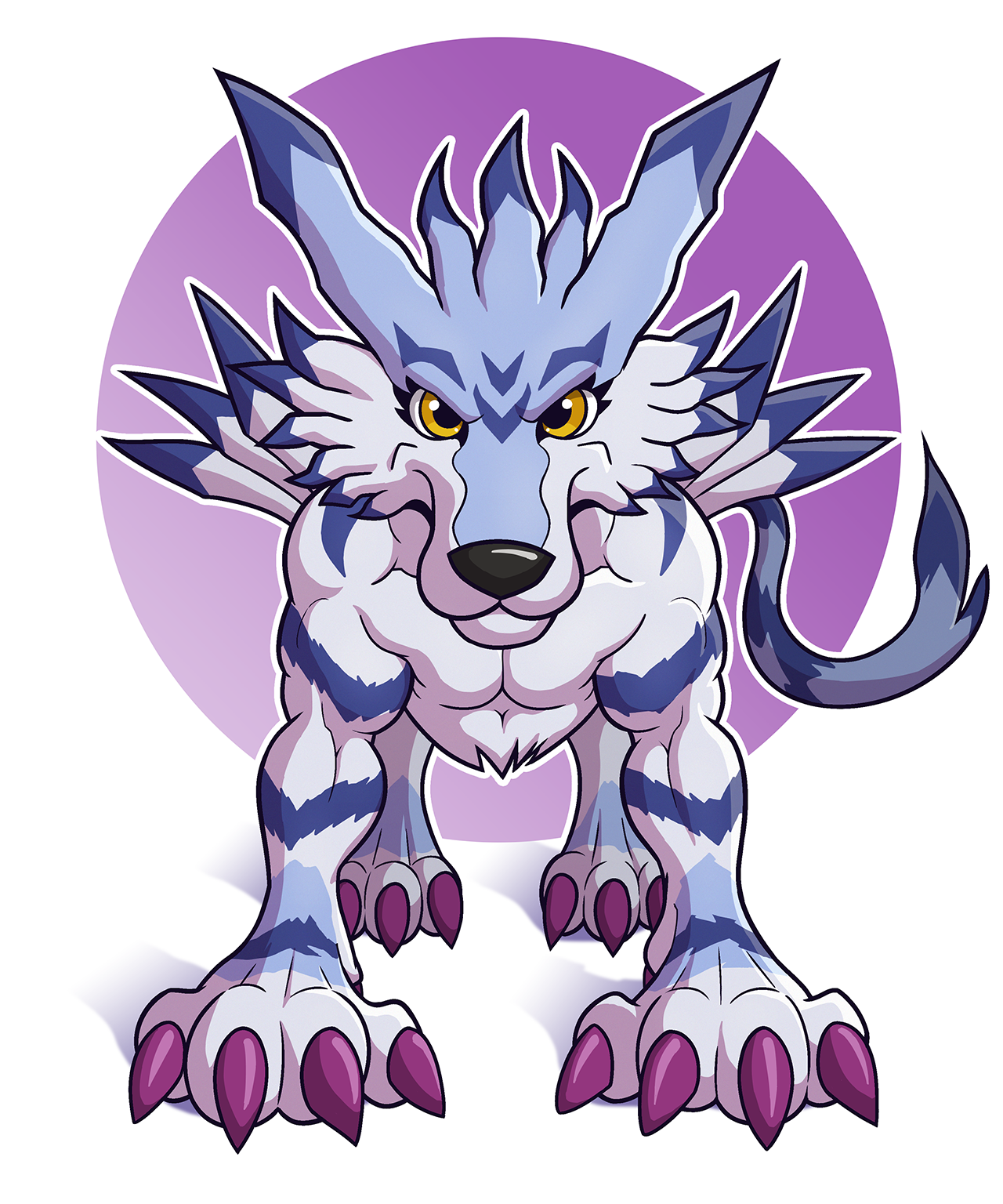 Garurumon X (Frozen Beast) - Digital Masters World