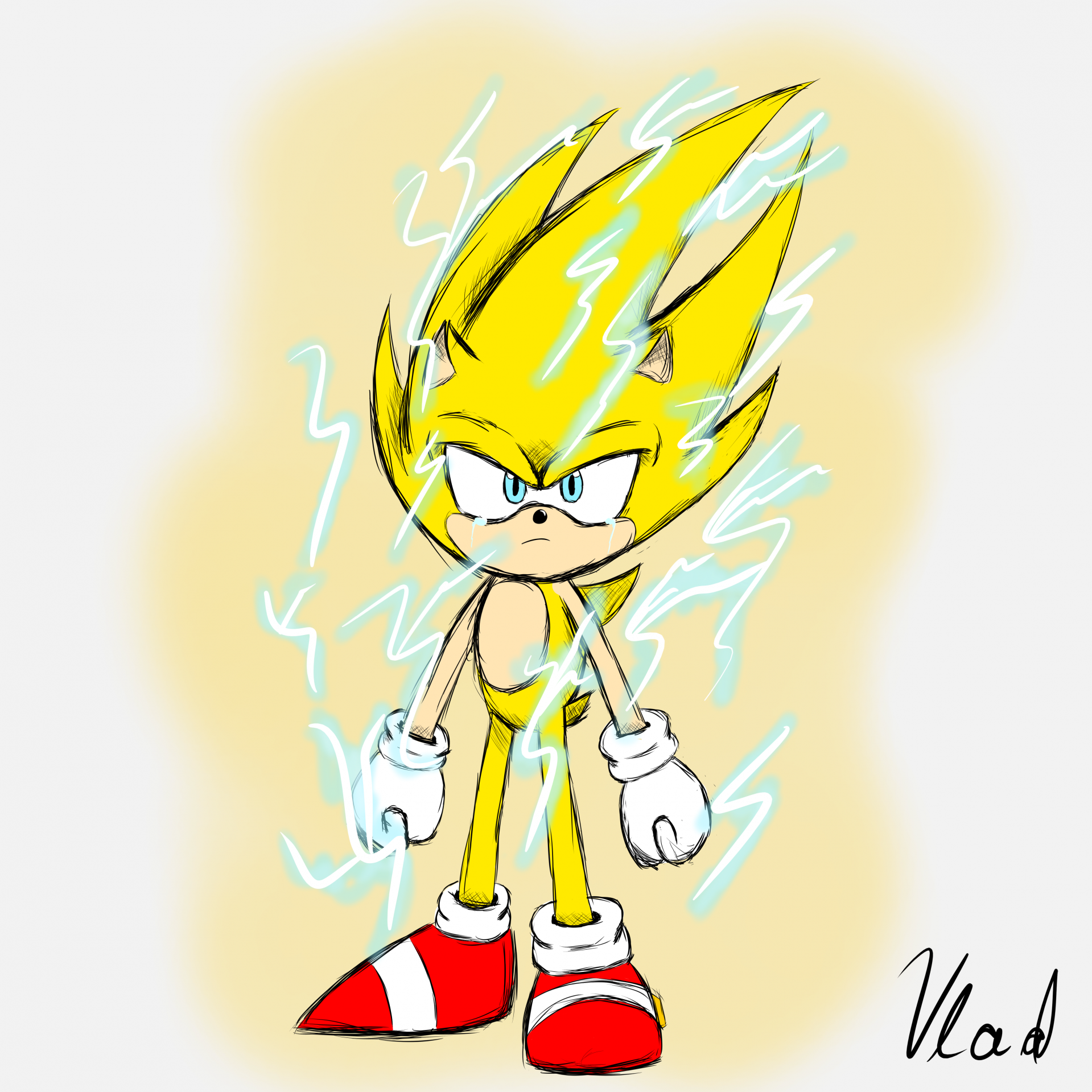 Character Art: Super Sonic