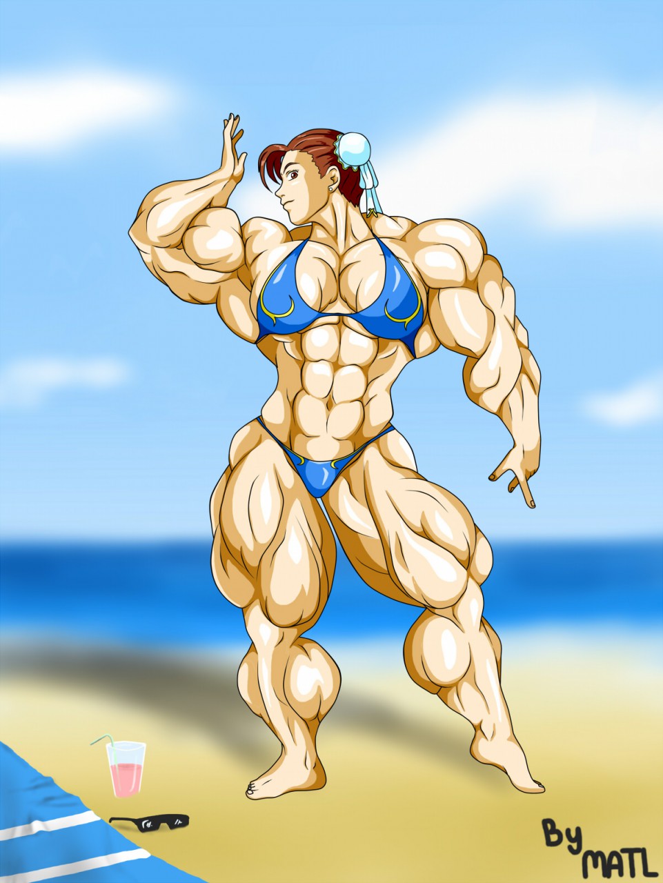 Chun li muscular