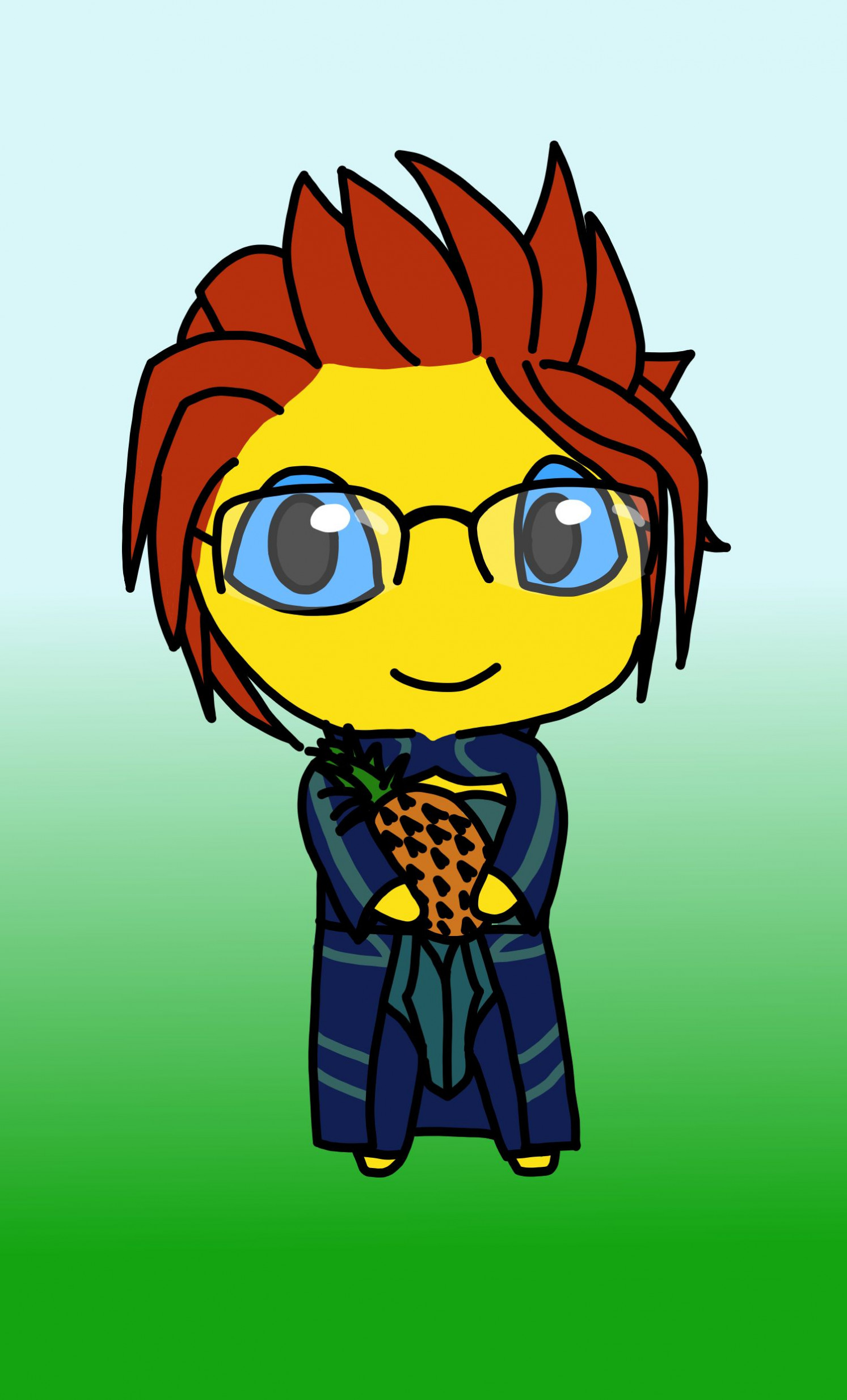 Chibi Sylvari and her ananas