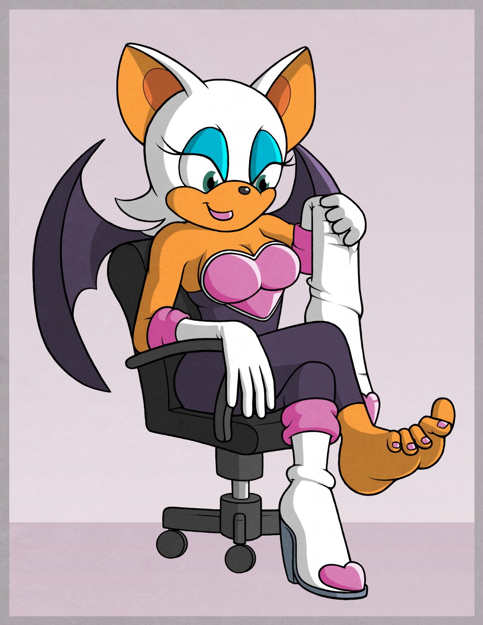 Rouge Feet by Matthew_the_Mouse -- Fur Affinity [dot] net