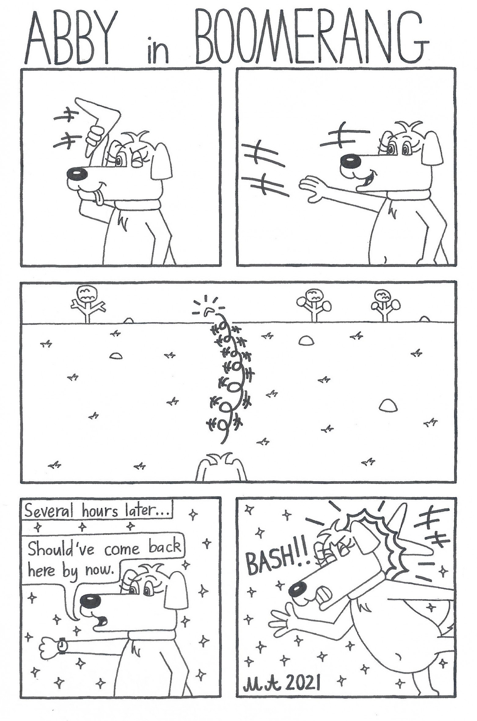 Abby #26: Abby in Boomerang by MattJBunny -- Fur Affinity [dot] net