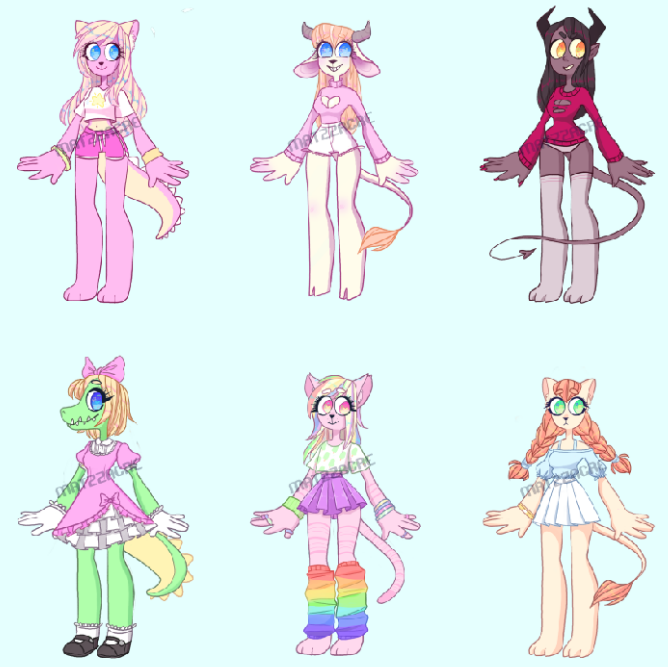 Menhera Adopts (Open) by madication -- Fur Affinity [dot] net