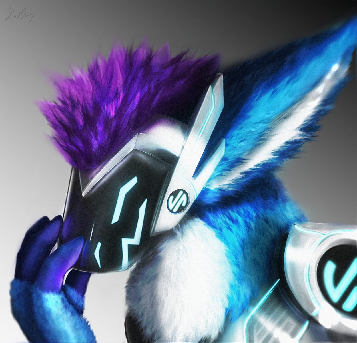 Blue protogen