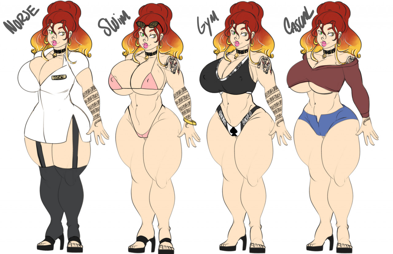 Marcella Dixon Clothing Reference Sheet by maxbass0573 -- Fu