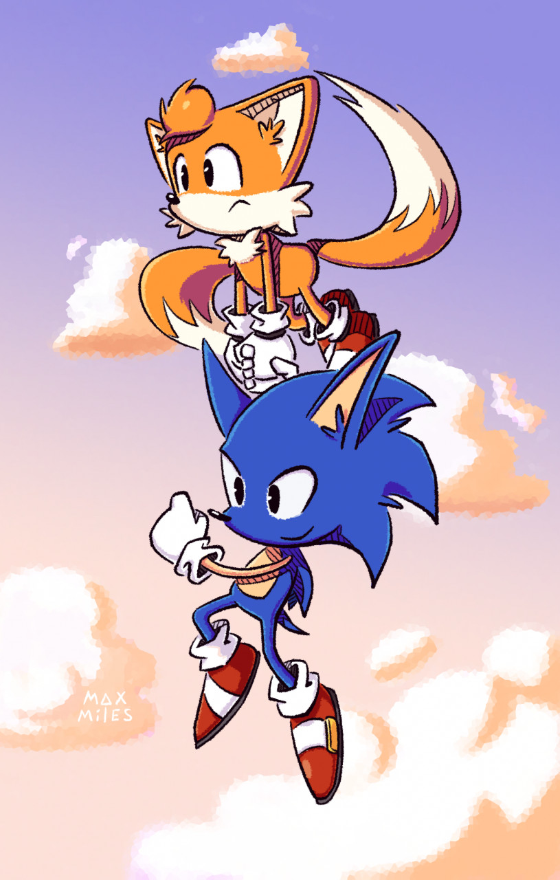 Sonic and Tails Wallpaper 1 by AndrewVideos510Art on DeviantArt