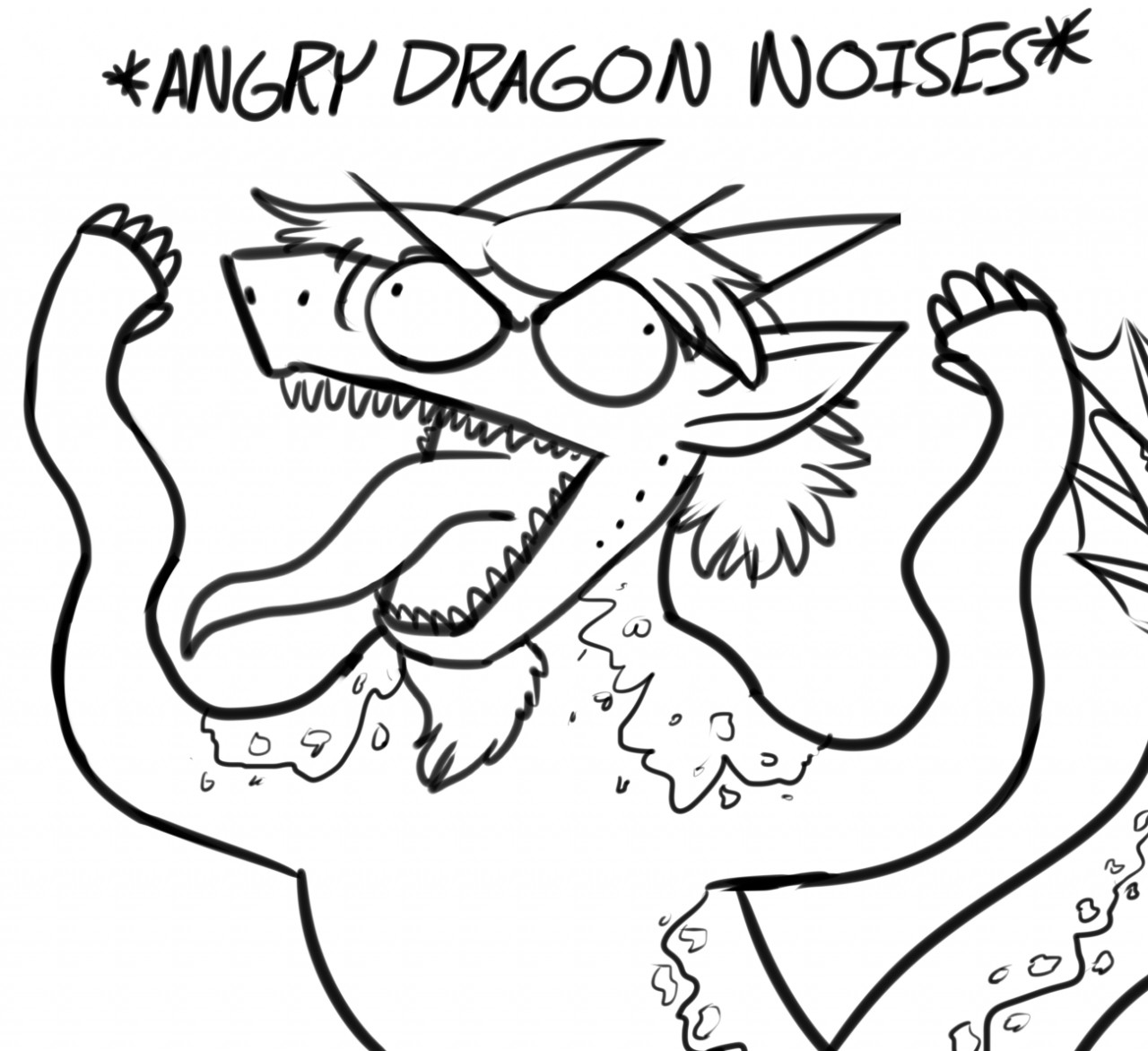 What is an angry dragon