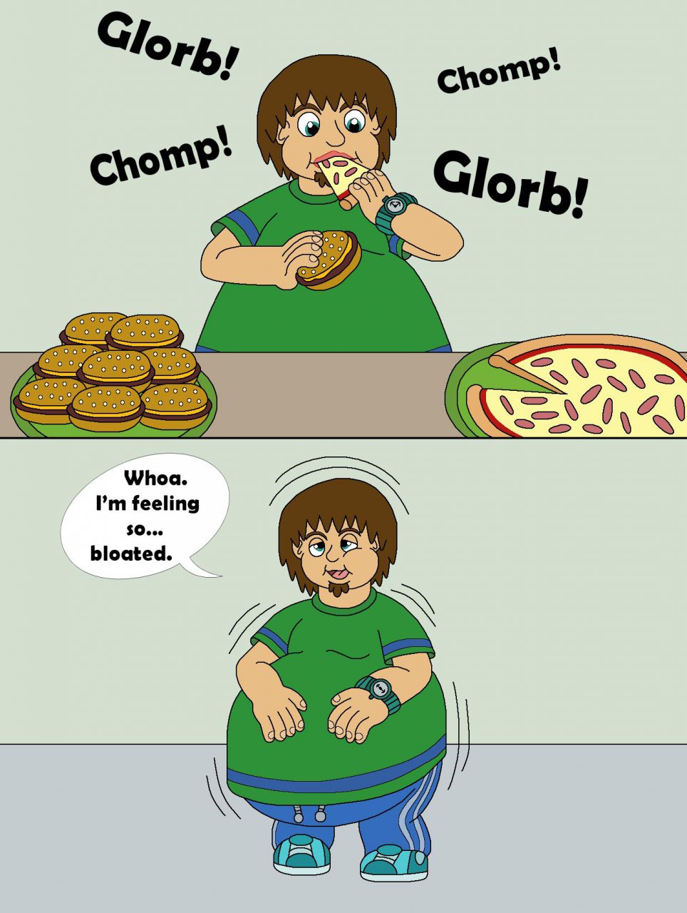 Getting fat перевод. More food more Power Comics. L M getting fat story.