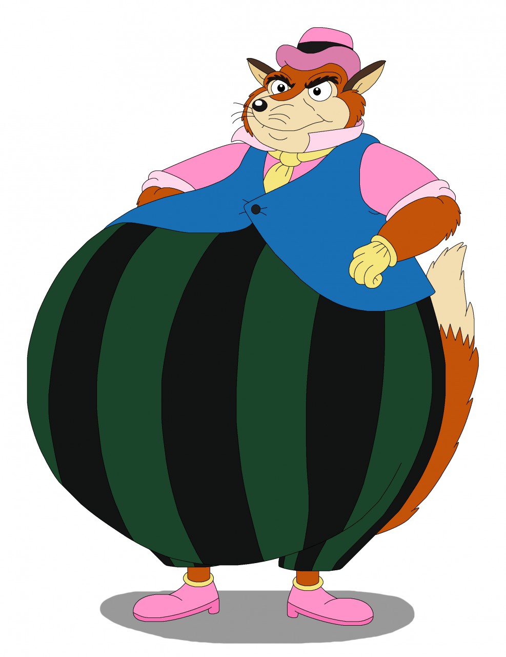 Pinky the fat fox by MCsaurus -- Fur Affinity [dot] net