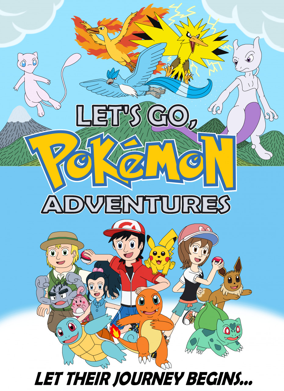 Let's Go, Pokémon Adventures poster by MCsaurus -- Fur Affinity [dot] net