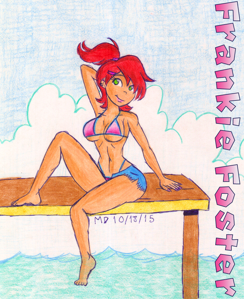 Bikini Frankie! by MDetector5 -- Fur Affinity [dot] net