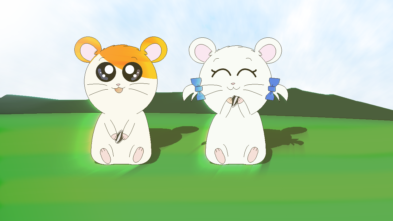 Hamtaro Anime Paint By Numbers - NumPaints - Paint by numbers