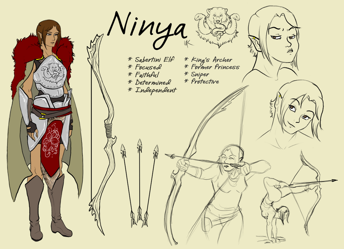 Ninya Ref Sheet by mechanical rain Fur Affinity dot net