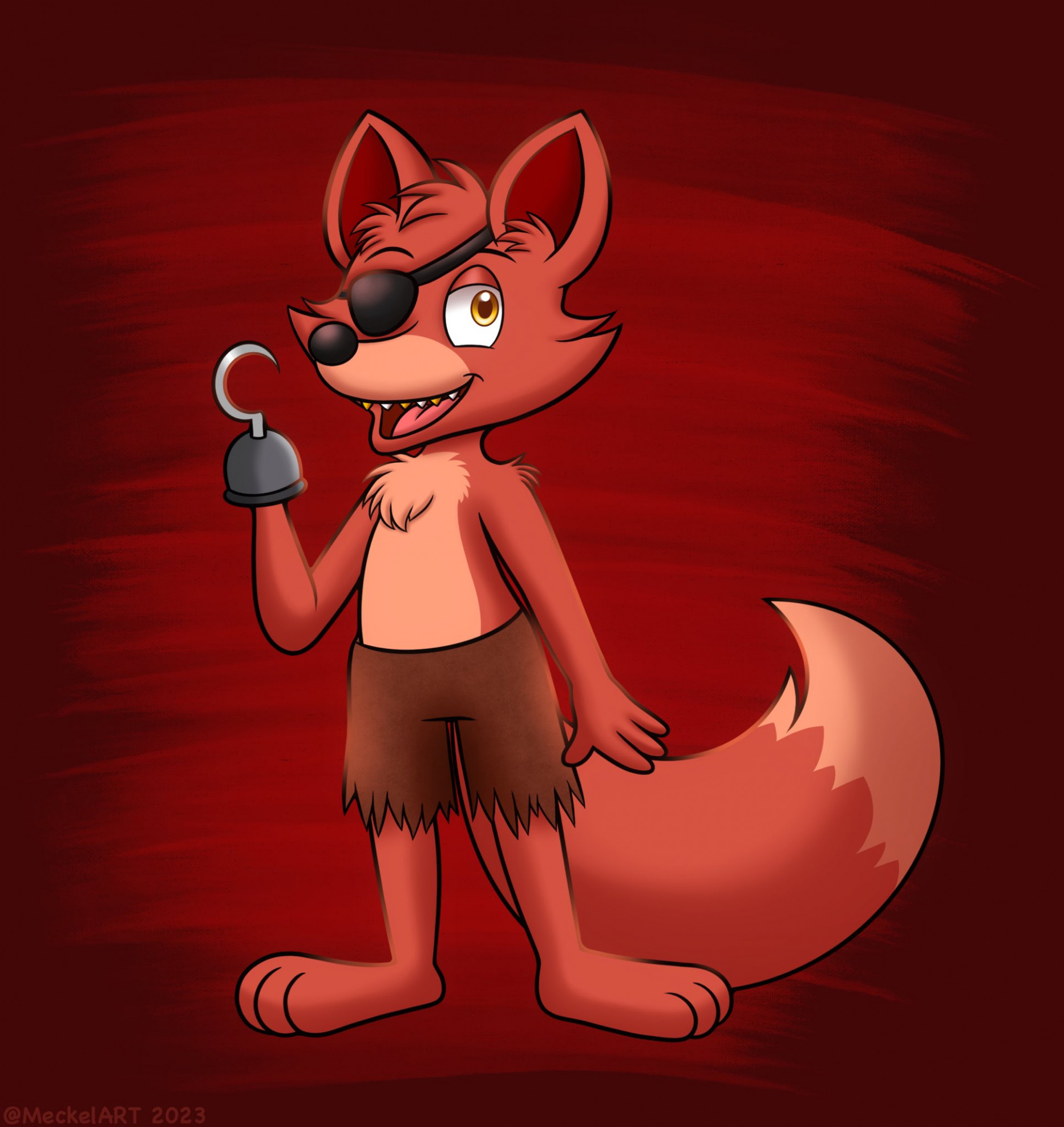FNAF Foxy by MeckelART -- Fur Affinity [dot] net