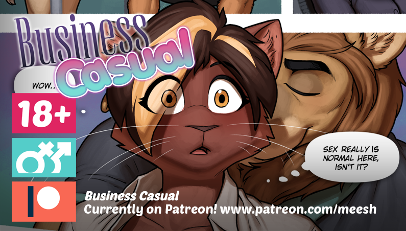 "Business Casual Page 23" is up on my Patreon! 