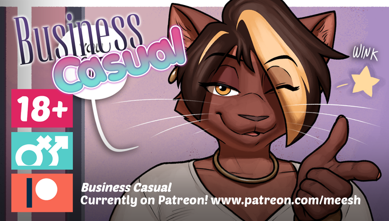 "Business Casual Page 29" is up on my Patreon! 