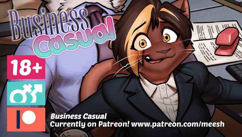 "Business Casual Cover" is up on my Patreon! 