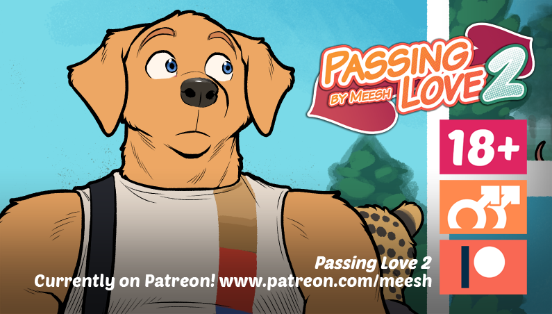 "Passing Love 2 Page 2" is up on my Patreon! 