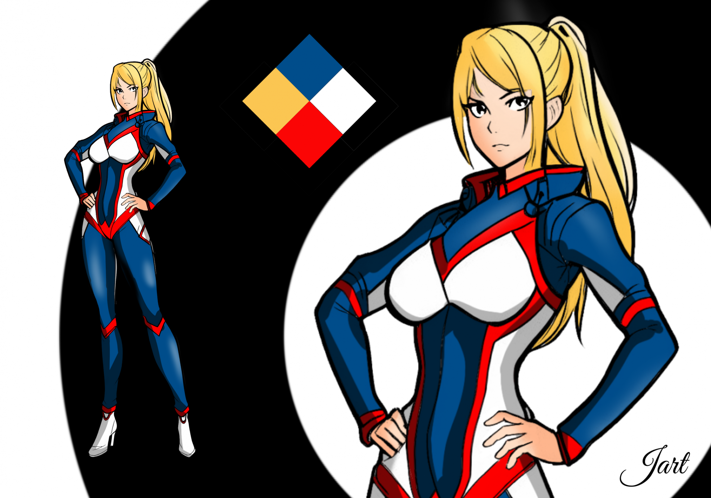 REMINDER - Superheroine adopt1 by megabluex -- Fur Affinity [dot] net