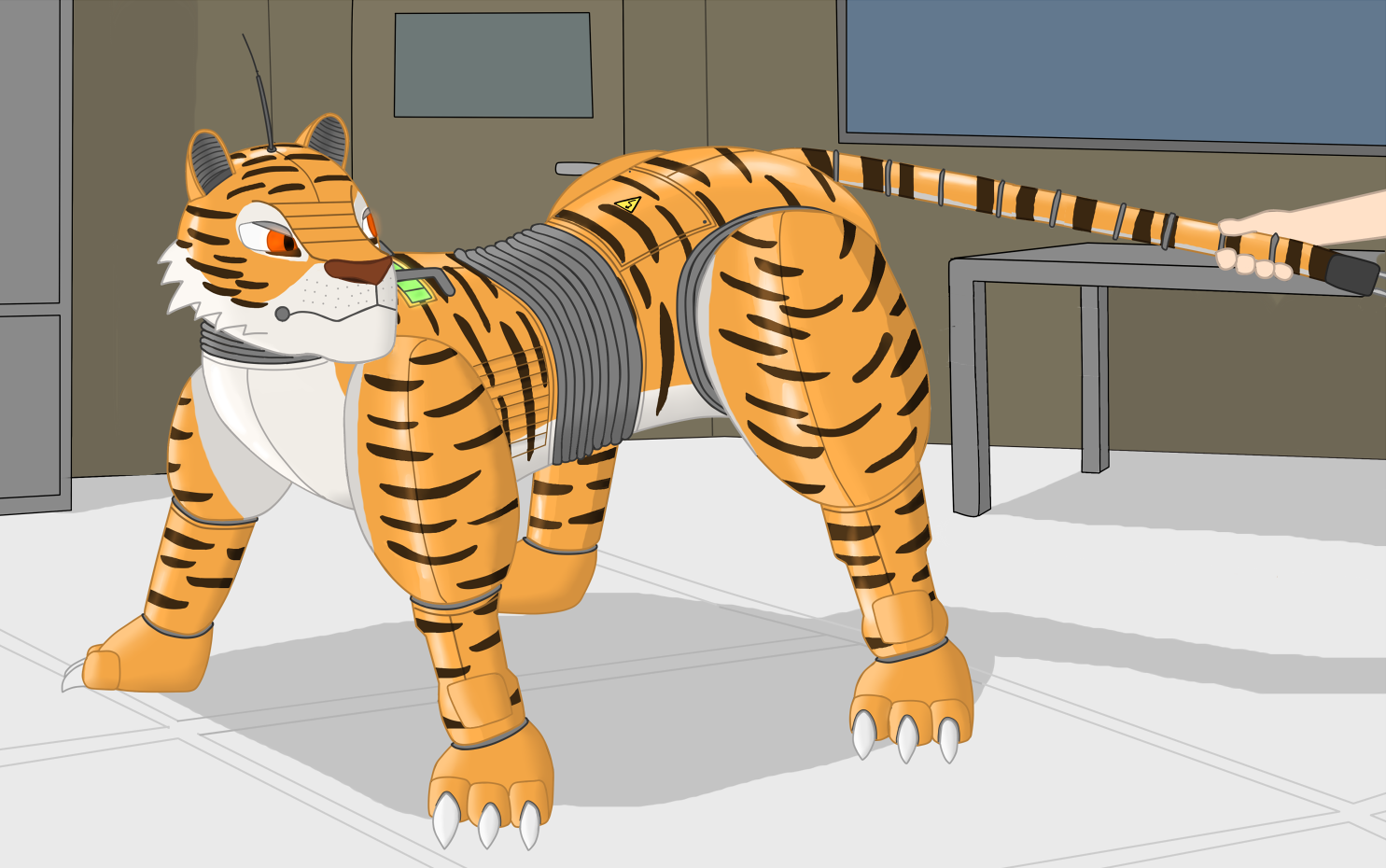 Robot Tiger by Mehhh -- Fur Affinity [dot] net