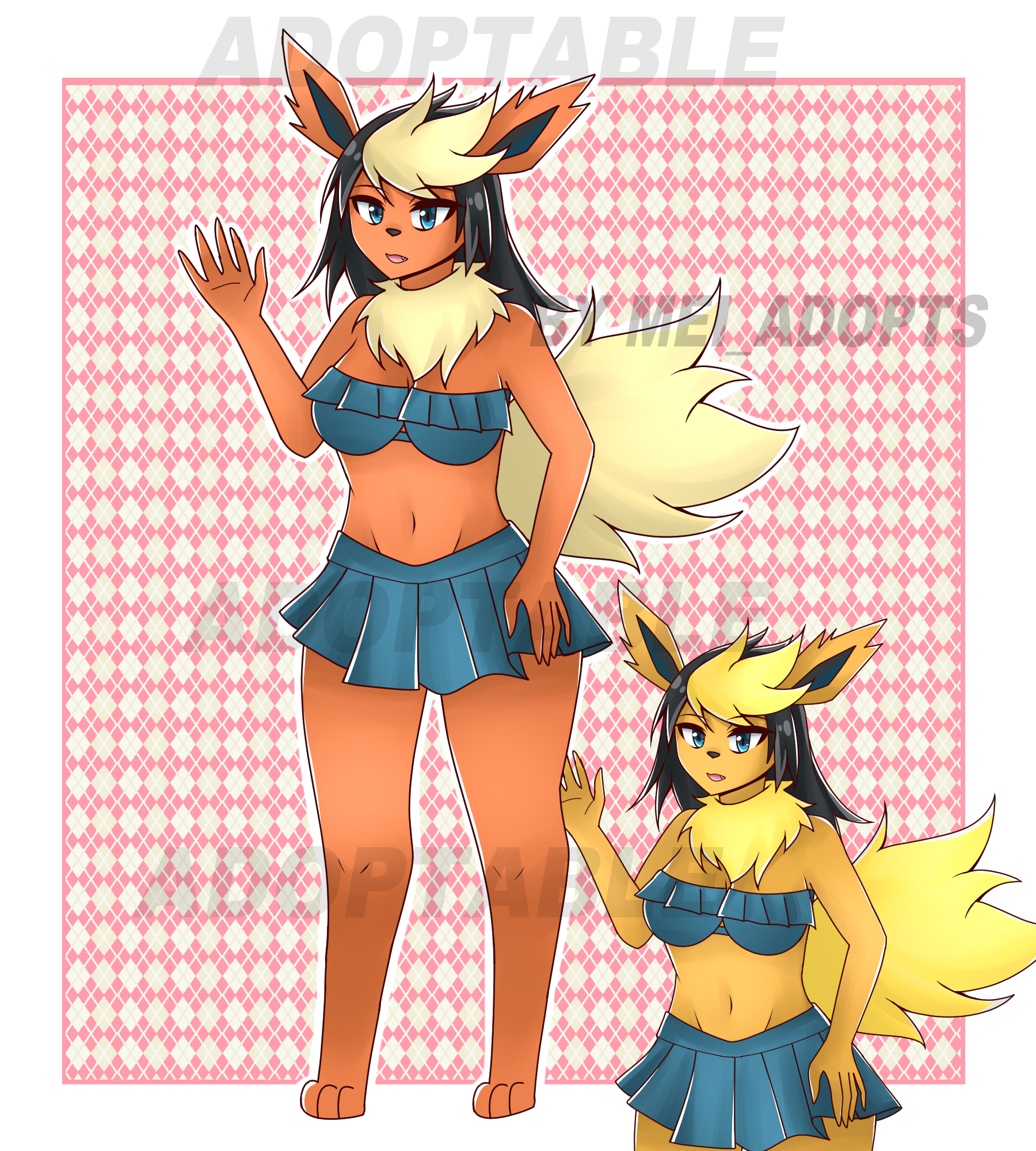 FLAREON EVOLUTION POKEMON [ADOPT RE-OPEN] by ExBesh -- Fur Affinity [dot]  net