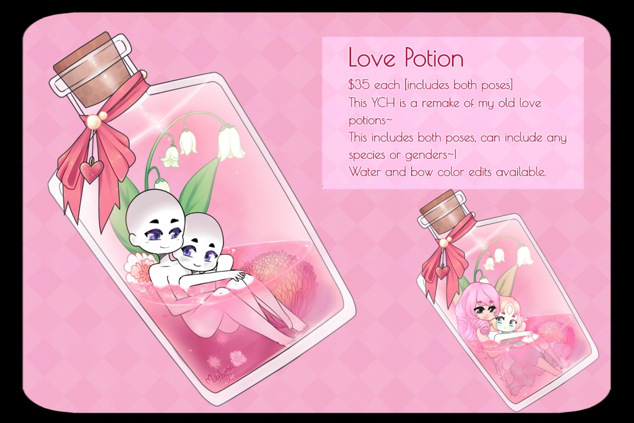 New Love Potion YCH: OPEN by MeiLynn -- Fur Affinity [dot] net