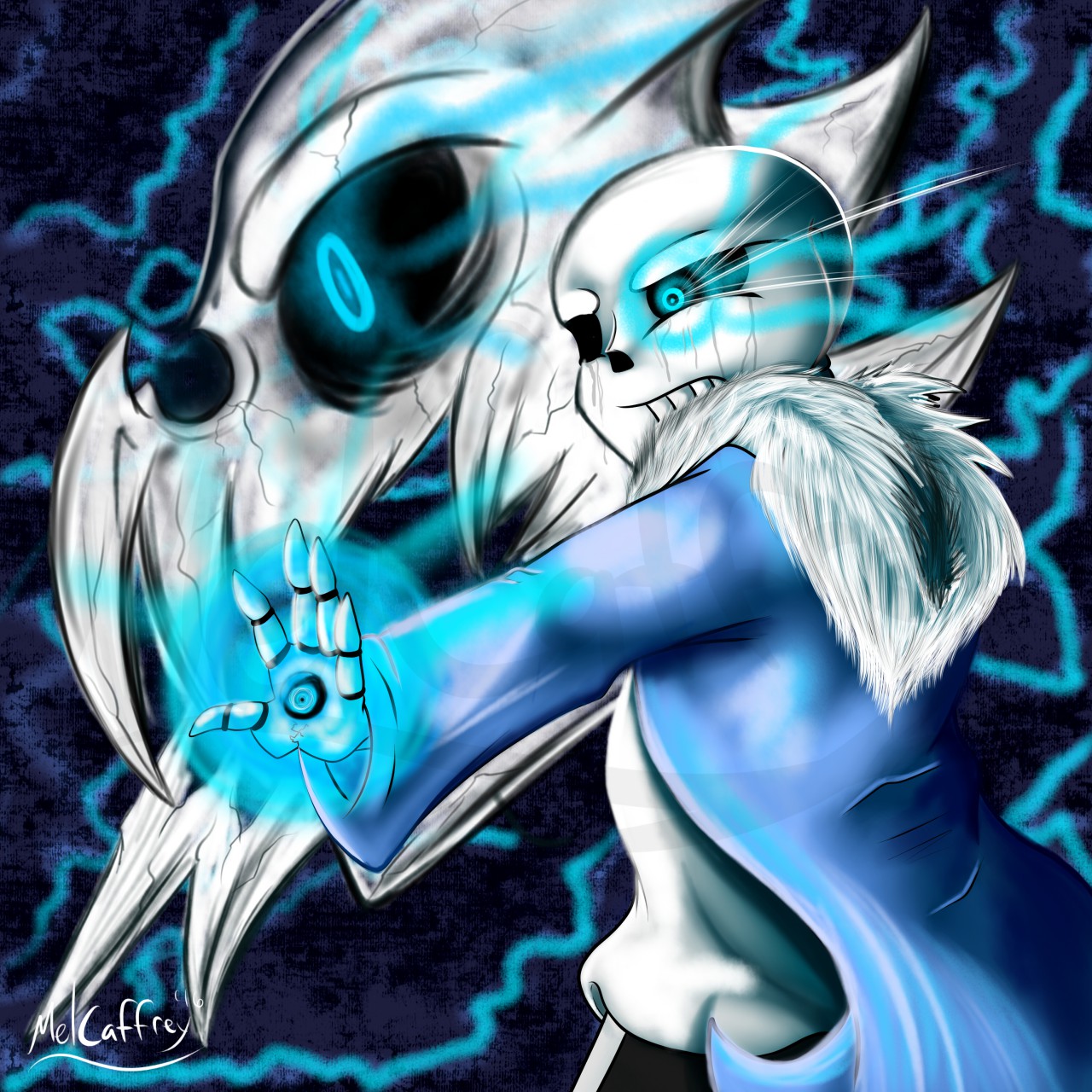 ArtStation - Undertale - Sans Fight Fanart