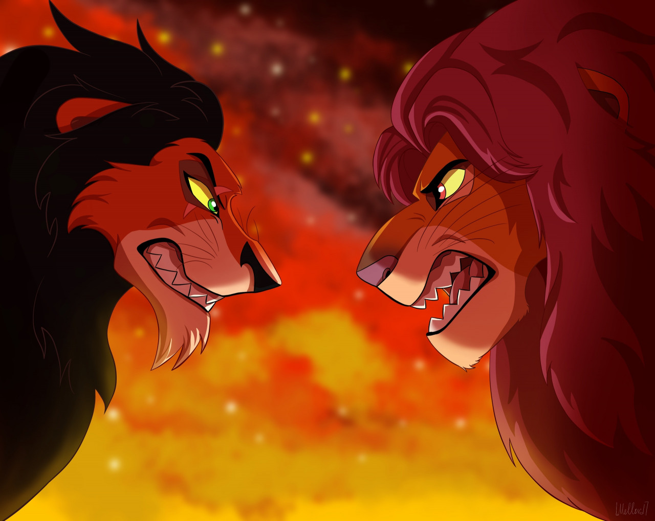 Battle for the pride by Mell0rd -- Fur Affinity dot net