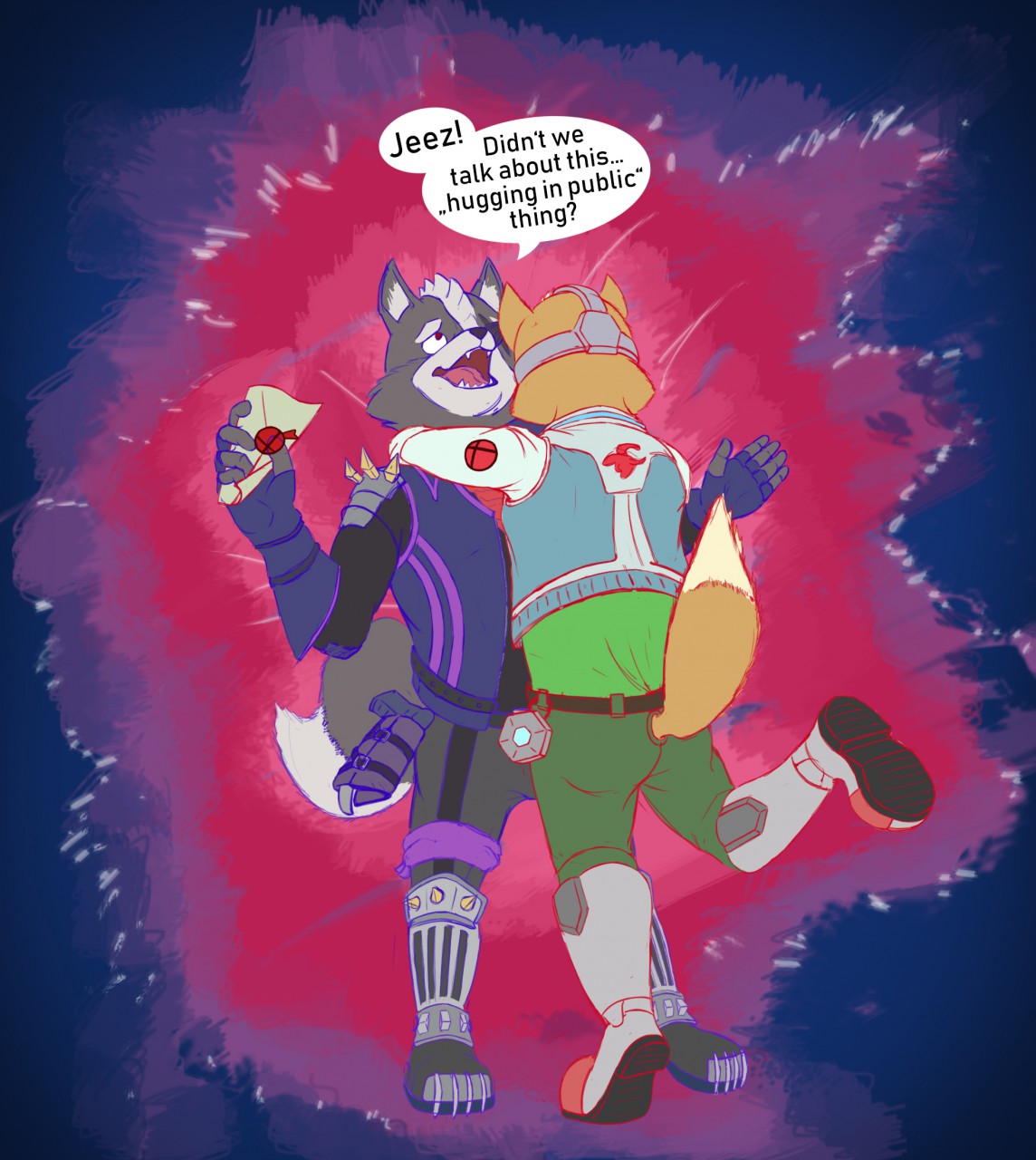 fox mccloud and wolf odonnell yaoi