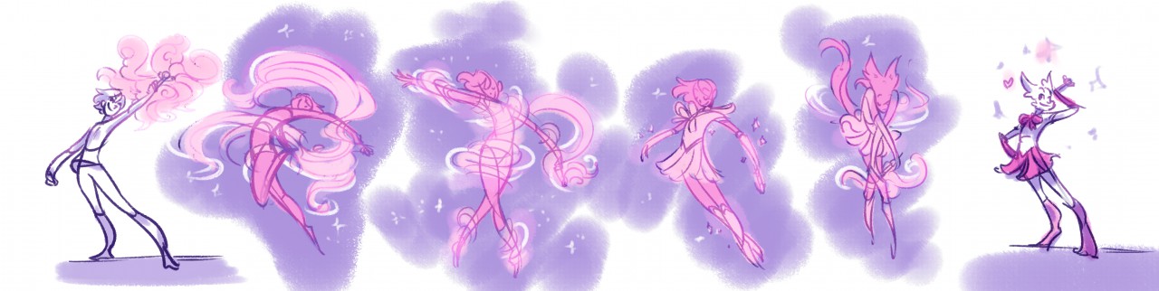Magical girl transformation(CLOSED). 