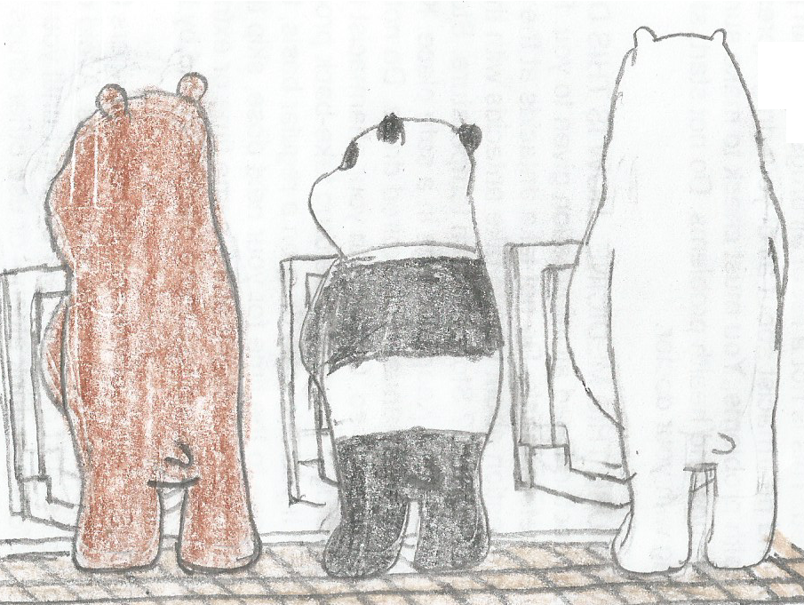 We Bare Bears Panda art, Giant panda Polar bear Baby Bears Red panda, bears,  white, mammal png | PNGEgg