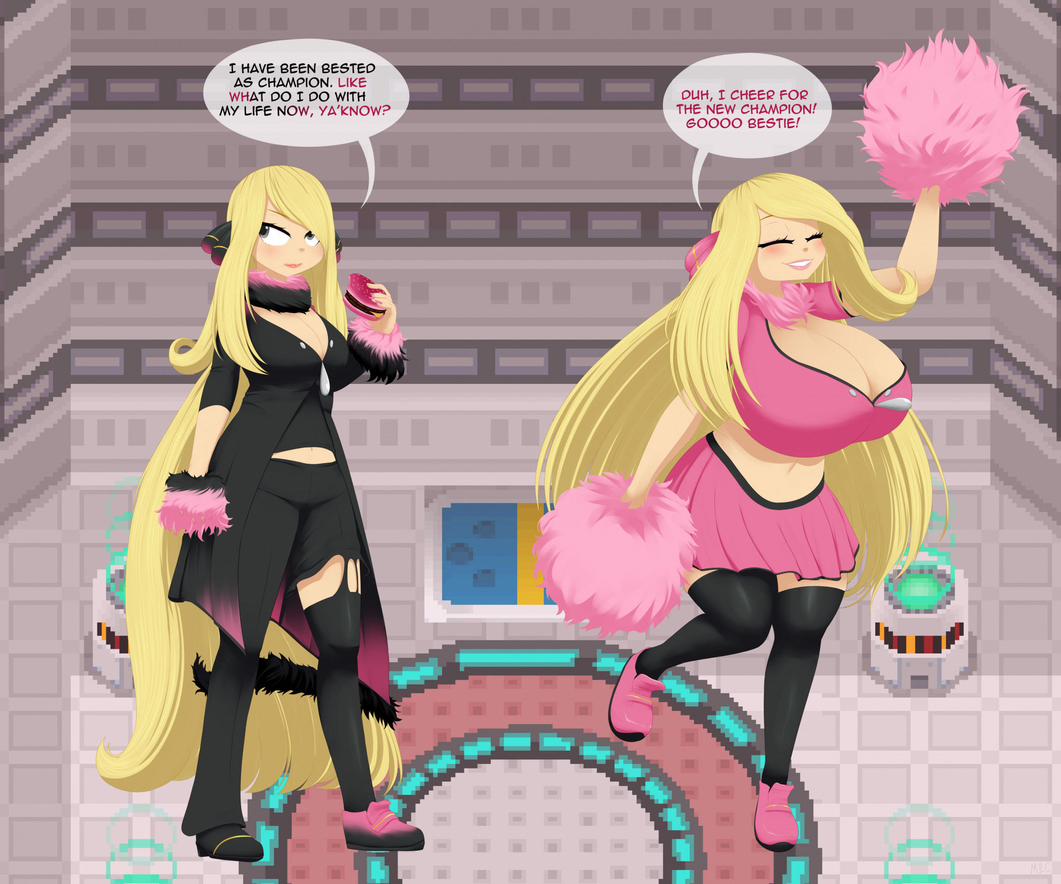 Cynthia  Pokemon by ComplexVortex on Newgrounds