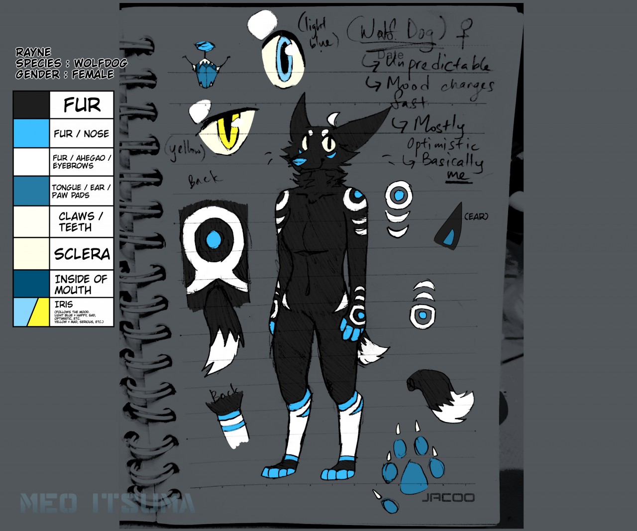 Ravane Reference sheet by TheAgentMyers -- Fur Affinity [dot] net