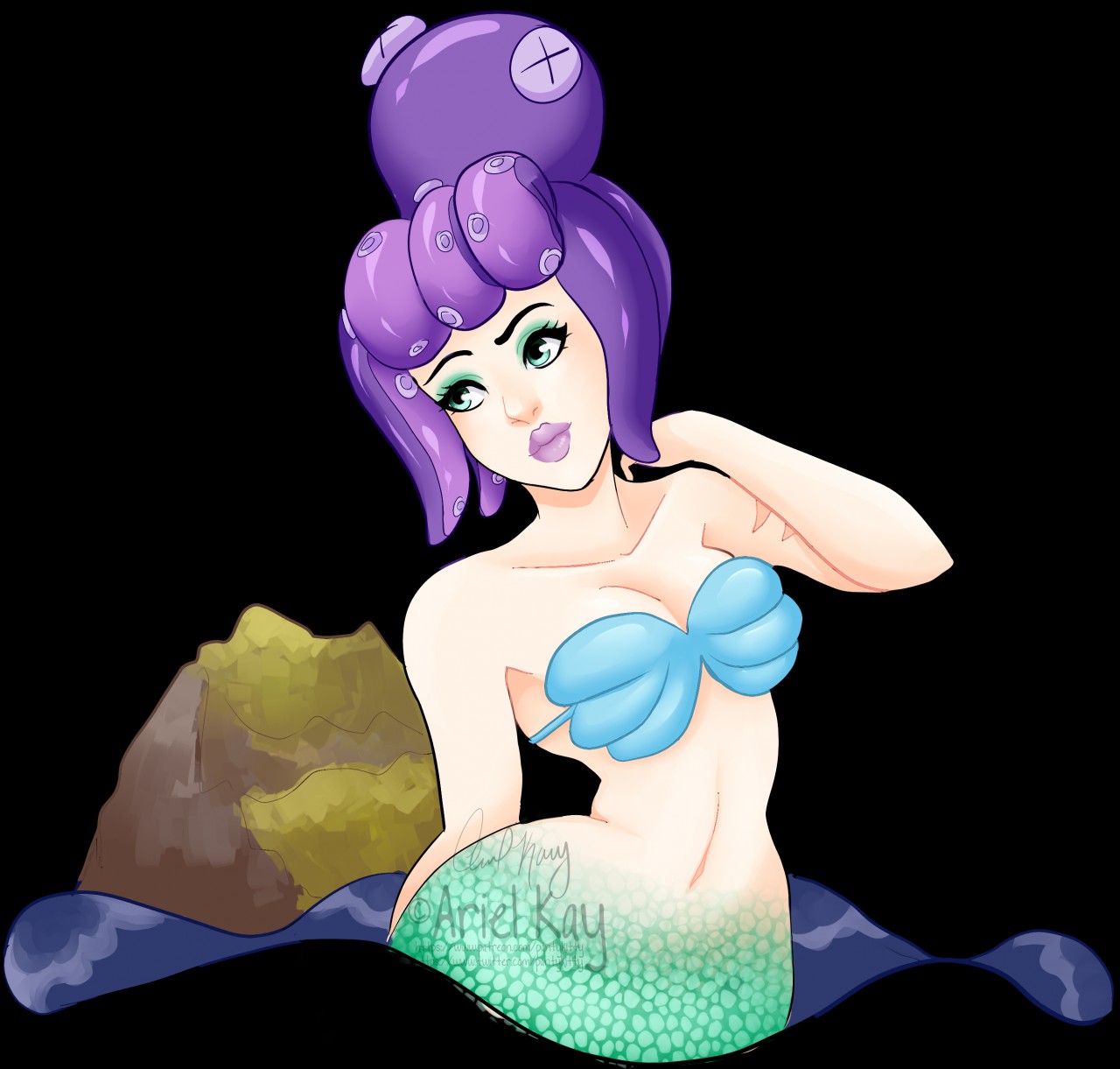 Cala Maria [Cuphead FANART] by mermaidonstilts -- Fur Affinity [dot] net