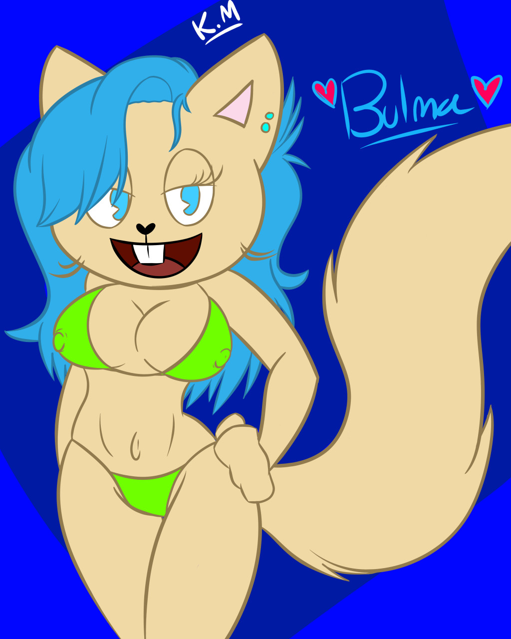 Bulma in a Bikini by Metal-Mekashi -- Fur Affinity [dot] net