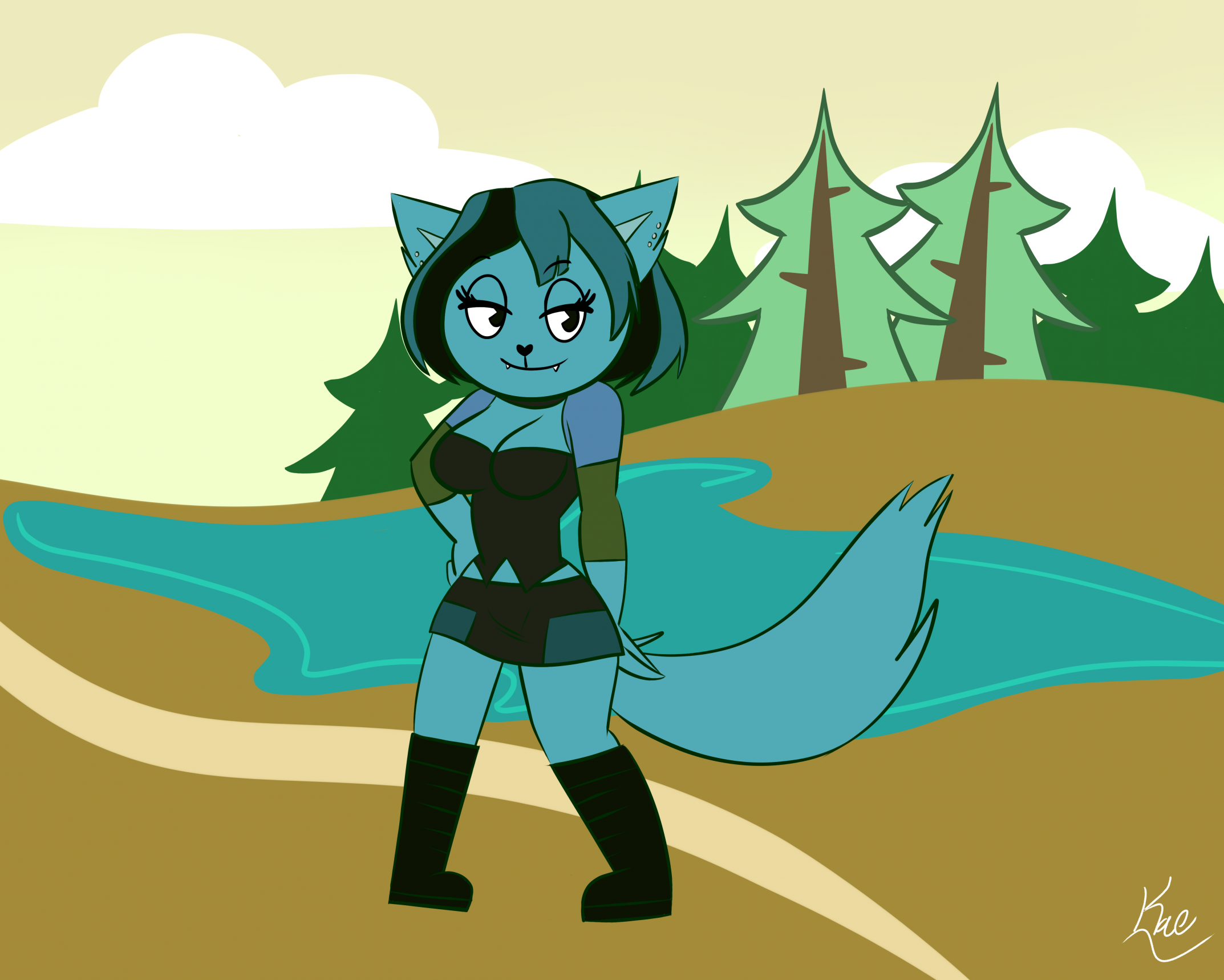 Gwen from Total Drama by Metal-Mekashi -- Fur Affinity [dot] net