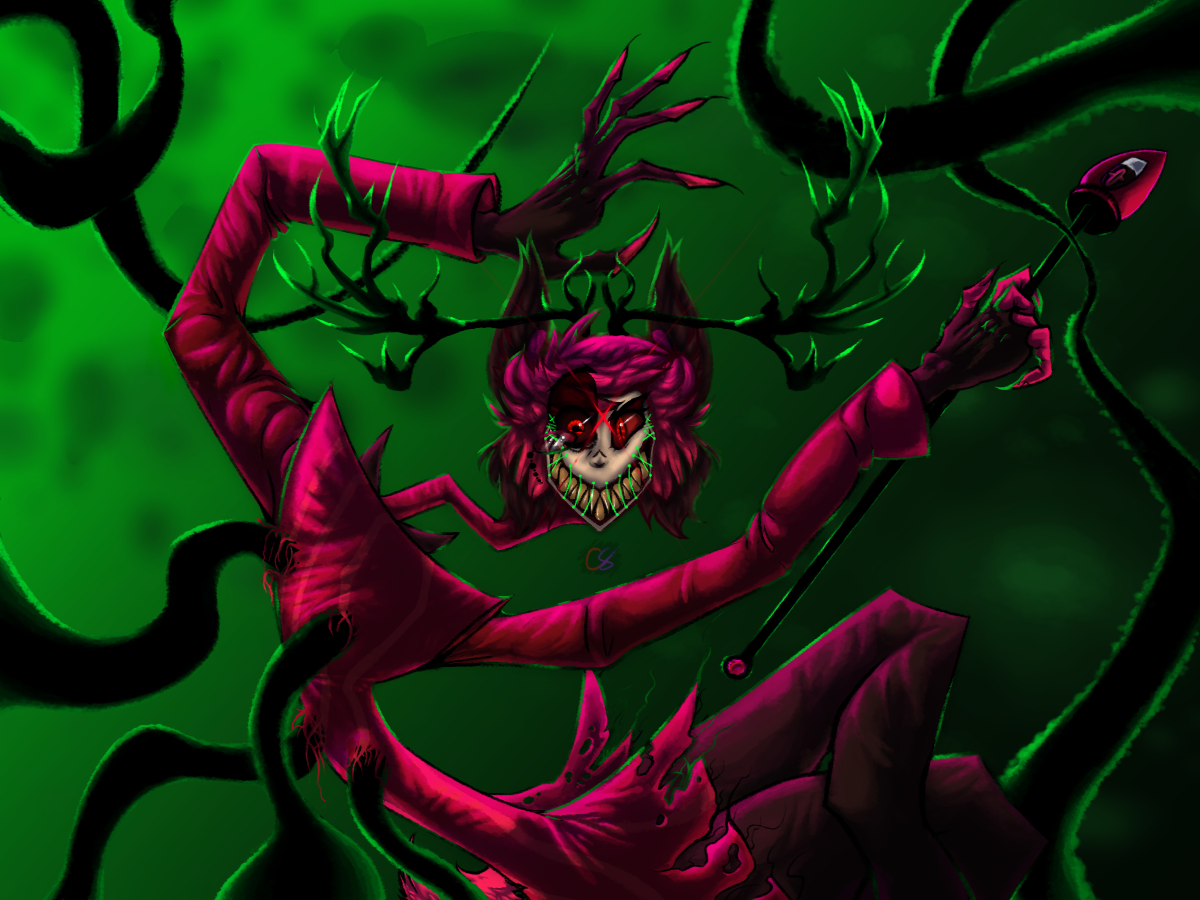 Distorted Alastor - Fanart by MetalCartoonstuffer -- Fur Affinity [dot] net