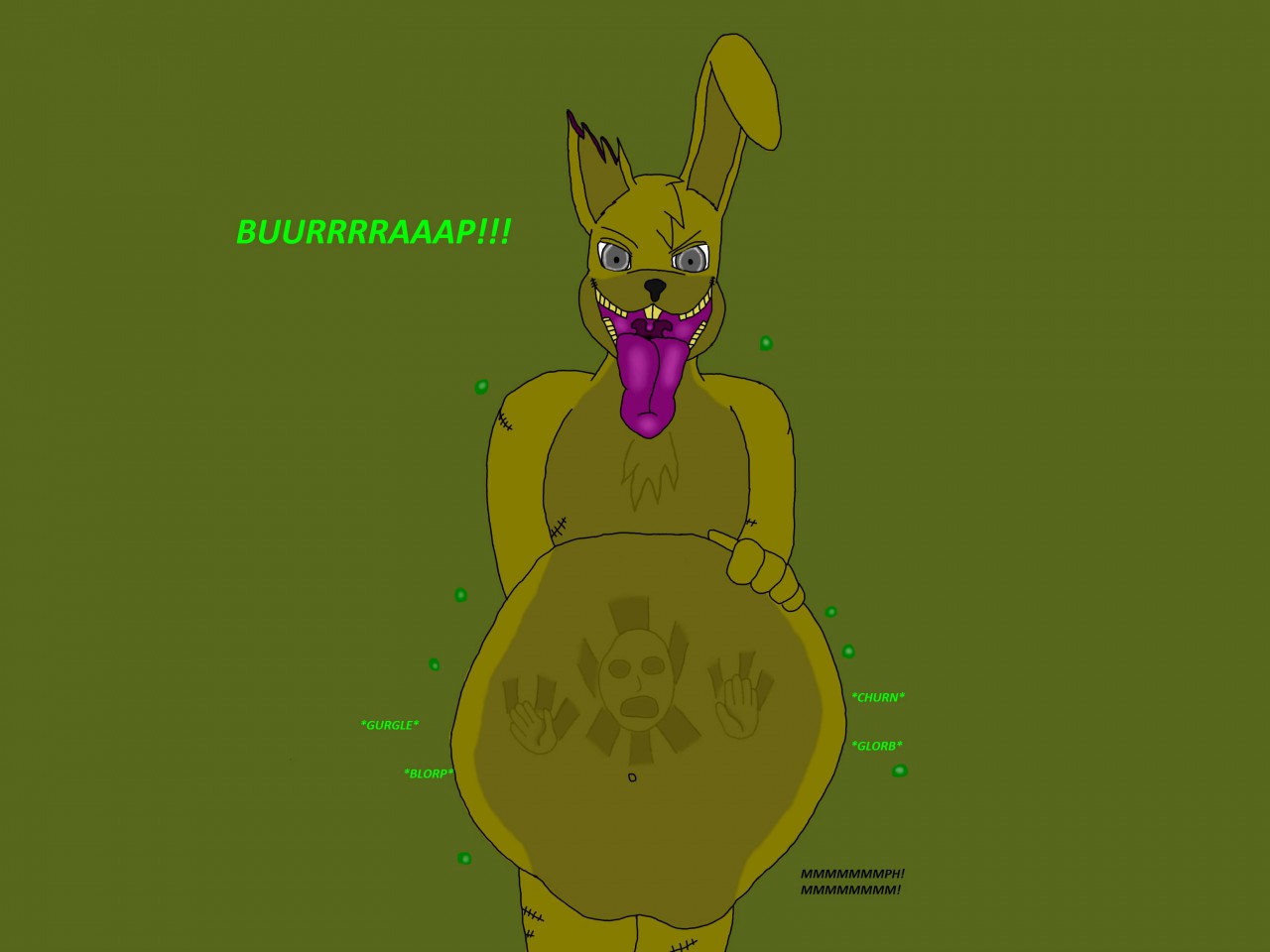 FNAF 3 Springtrap by Blushing_Cactus -- Fur Affinity [dot] net