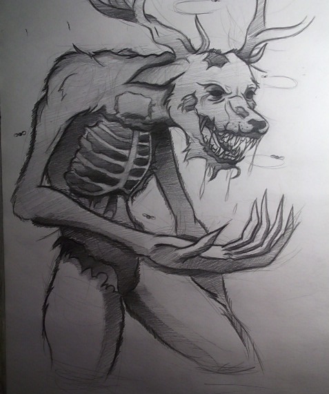 Wendigo Metasoo Signed/Sketched buy by Artist