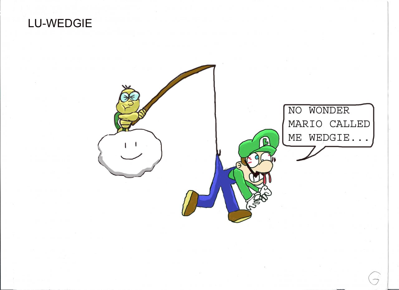 Mario wedgie