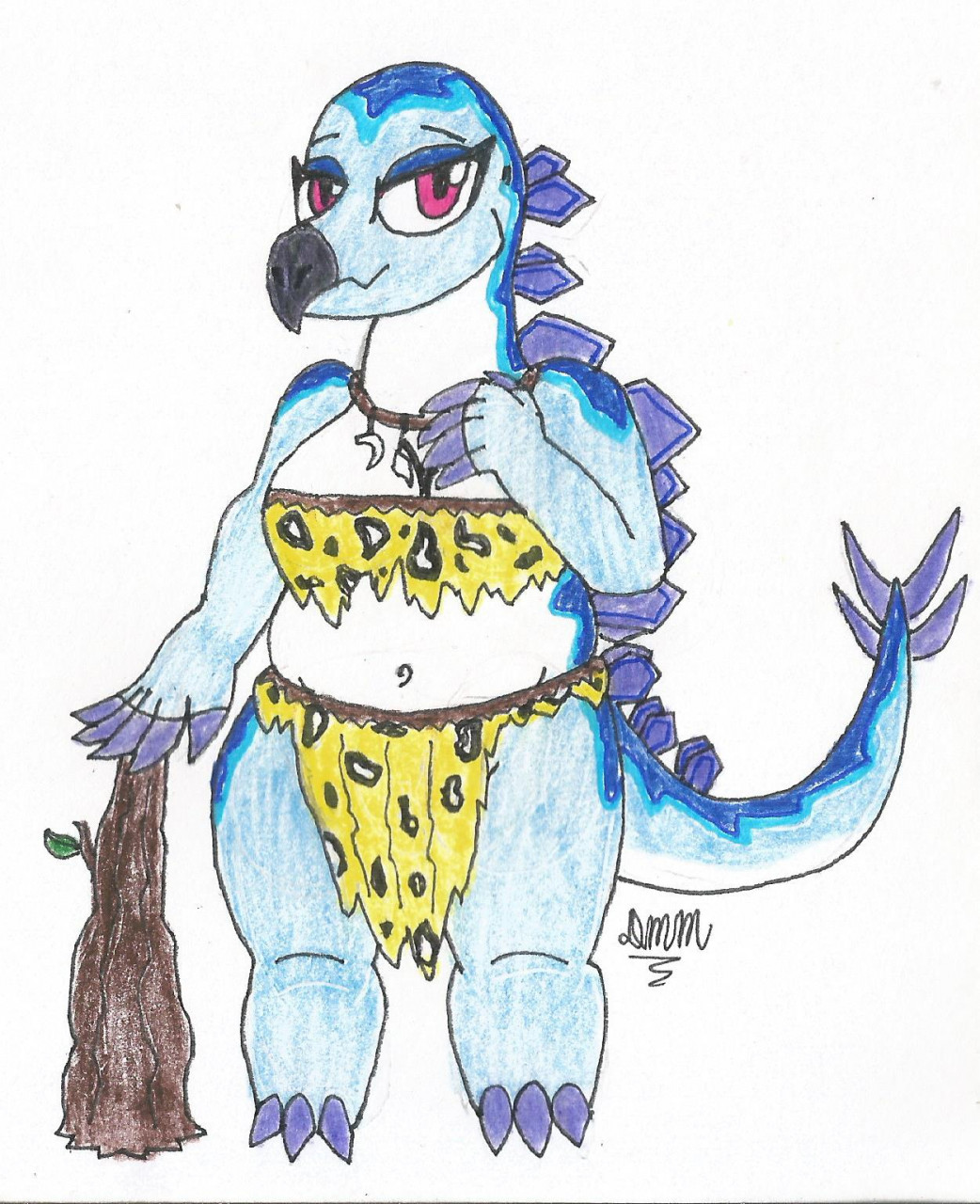 ADOPT) Thicc Anthro Stegosaurus Cave Girl (SOLD) by MetalSonicFan -- Fur  Affinity [dot] net