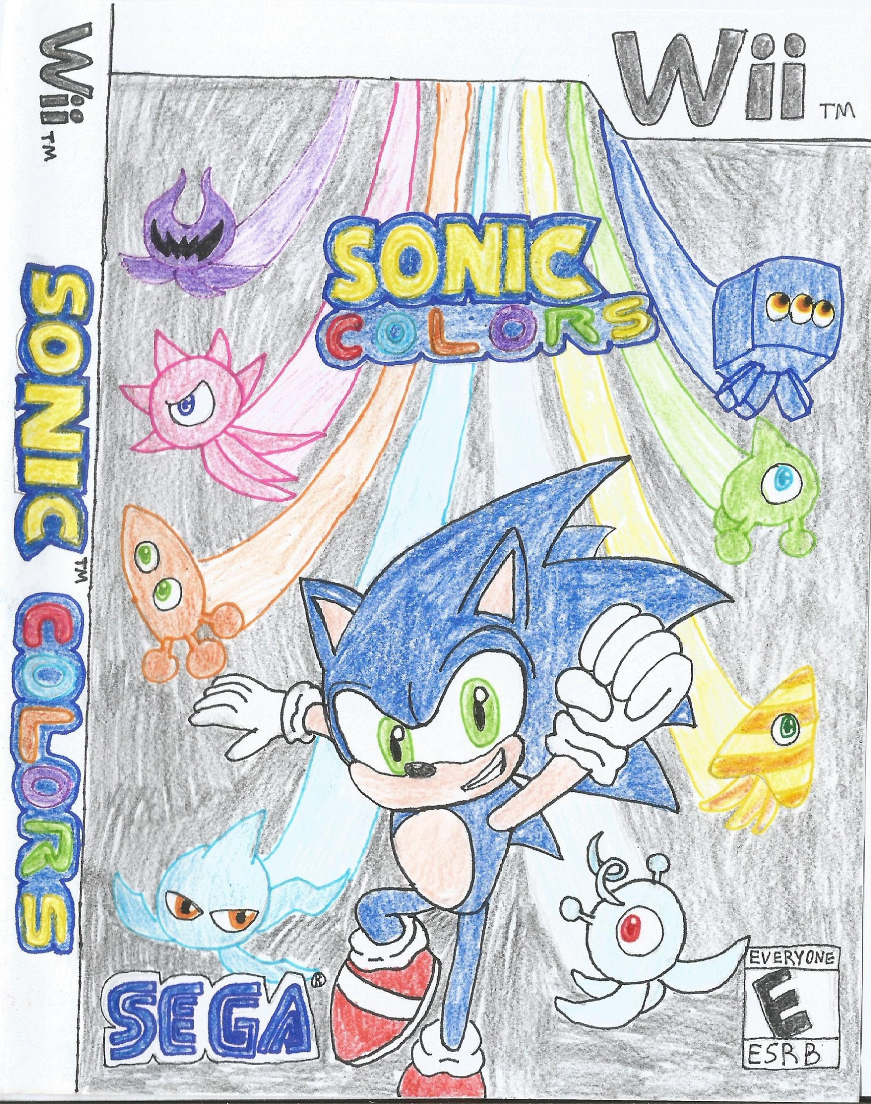 Custom Game Covers (Wii) (2/3) Sonic Colors by MetalSonicFan -- Fur  Affinity [dot] net