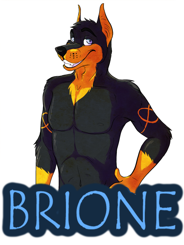 Brione Doberman Badge