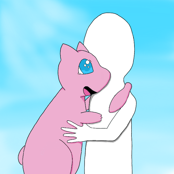 Mew and Mewtwo (Requested by Proud), Sweet Kiss [ Pokemon x Reader ]