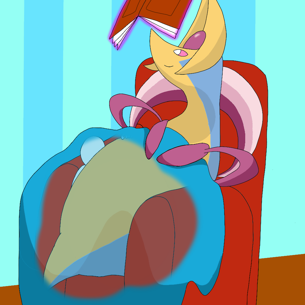 Cresselia Reading A Book(Blanket)